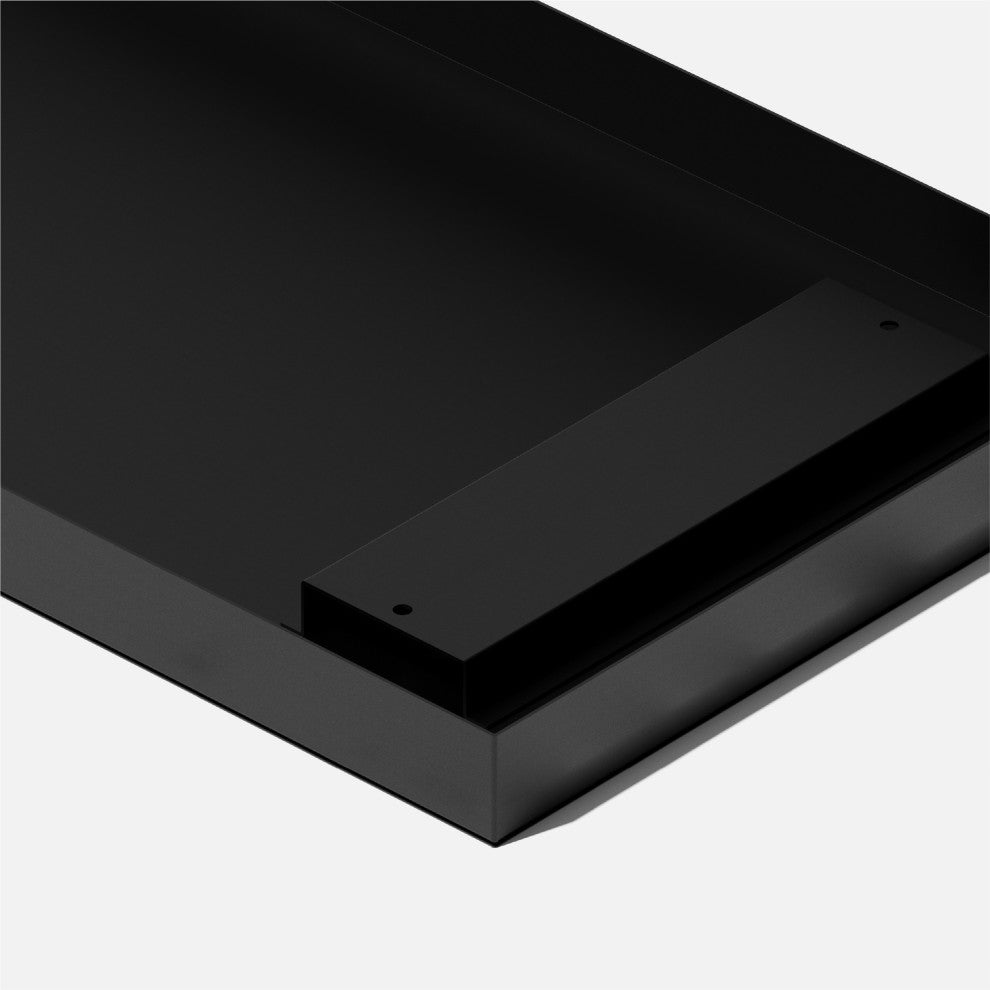 Long Box Series Trays, Black, Large