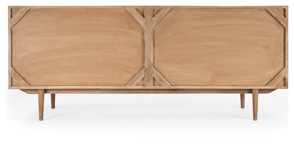 Leonidin Natural Wood Sideboard