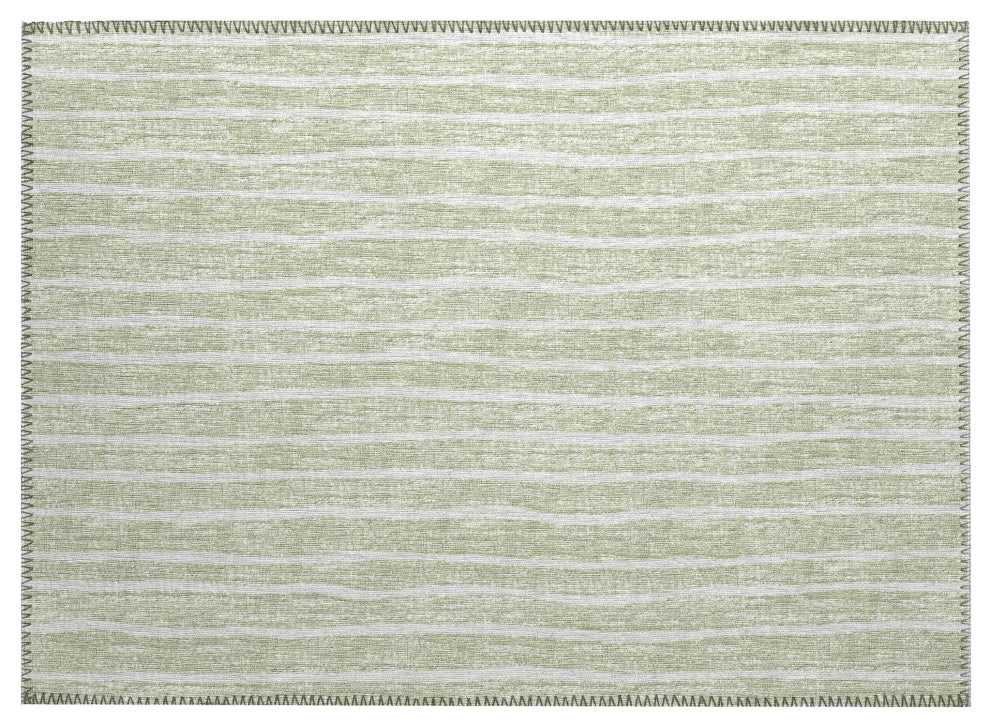 Indoor/Outdoor Laidley LA1 Mist Machine Washable 1'8" x 2'6" Rug