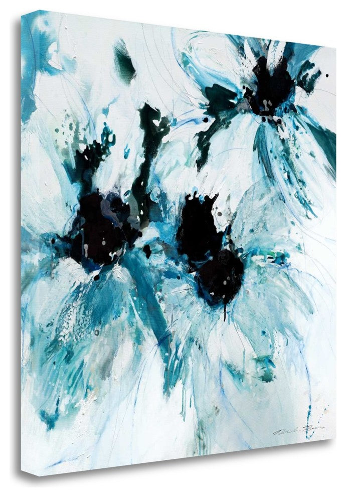 "Blue Crush II" By Natasha Barnes, Giclee Print on Gallery Wrap Canvas