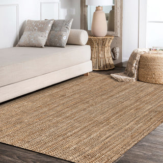 Pata Hand Woven Area Rug, Natural, 8 X 10