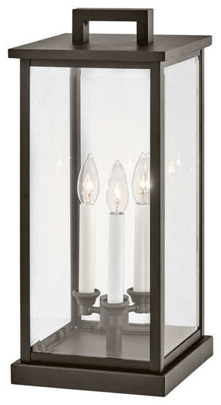 Hinkley Weymouth Medium Pier Mount Lantern 12V, Oil Rubbed Bronze