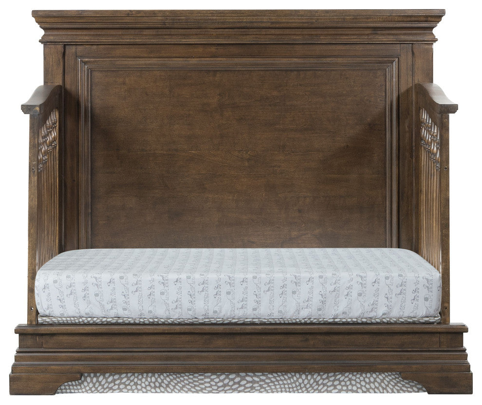 Olivia 61"W Wood Convertible Crib, Rosewood