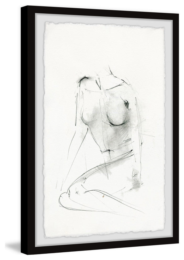 "Gorgeous" Framed Painting Print, 16x24