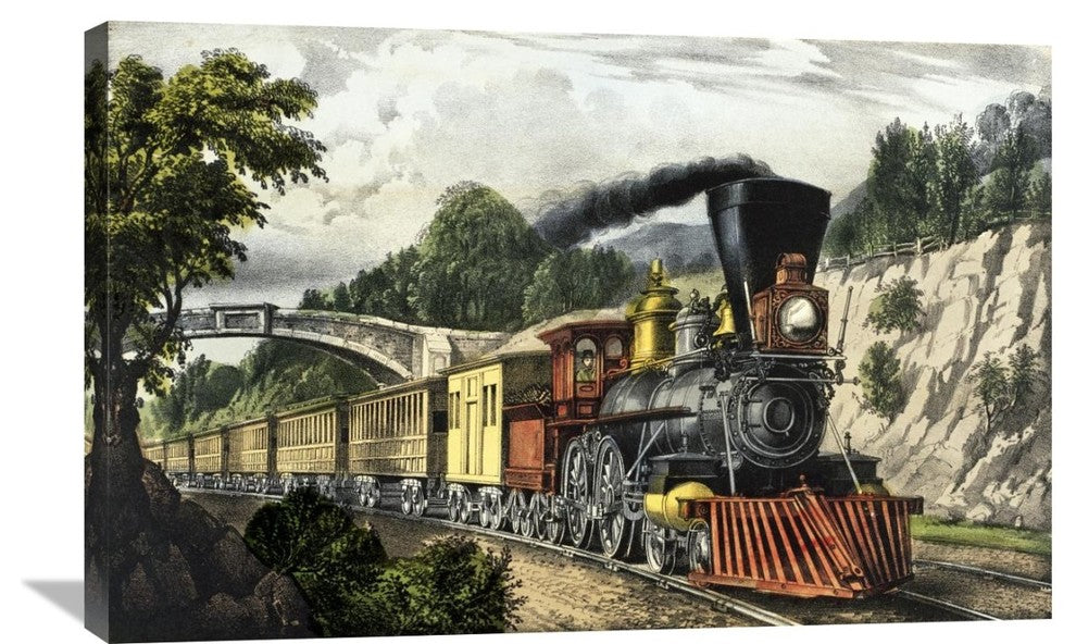 "Express Train" Artwork, 36"x23"