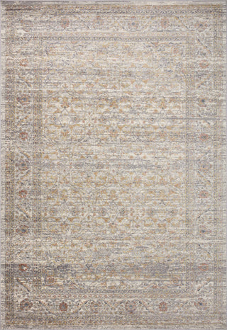 Loloi Indra Stone / Multi 7'-9" x 7'-9" Round Area Rug
