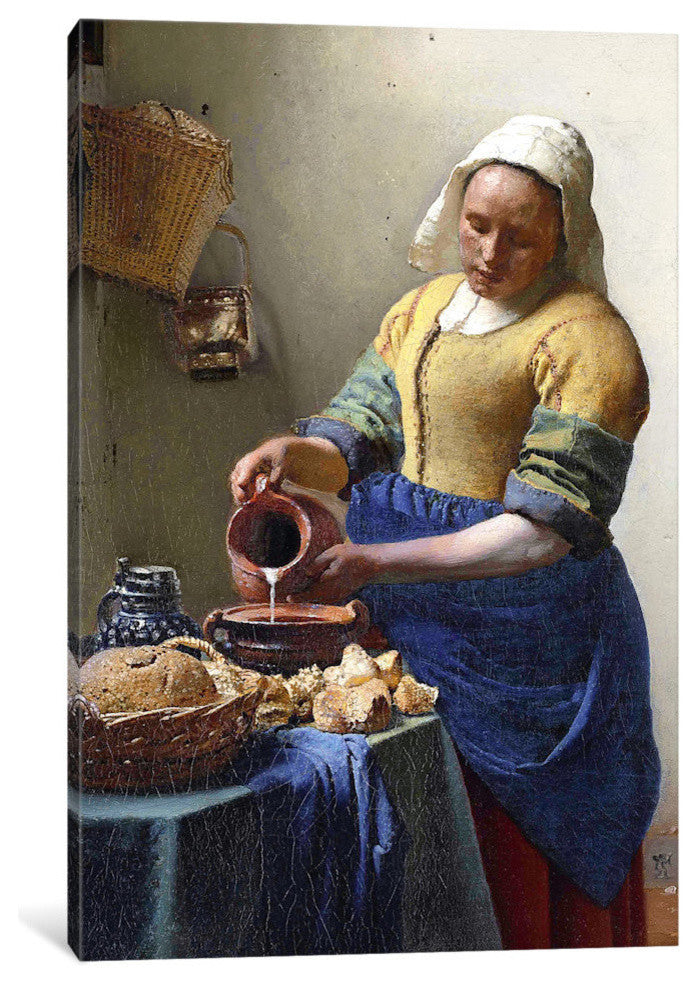 "The Milkmaid" by Bridgeman Library, 26x18x1.5