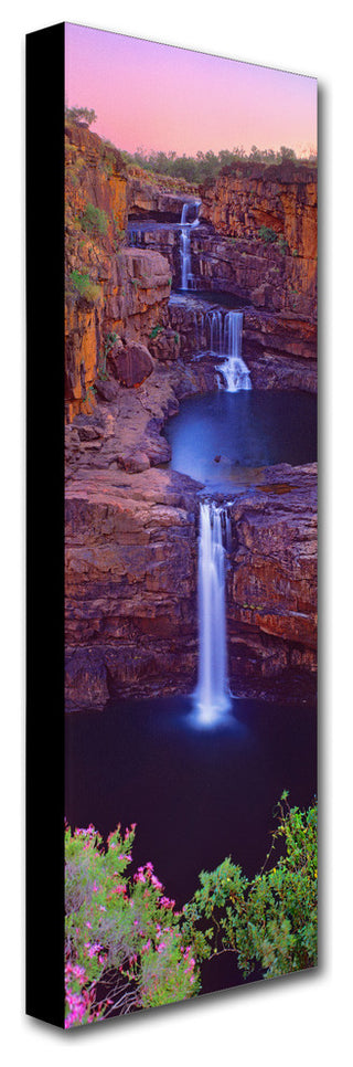 'Red Rock Cascade' Canvas Art by John Xiong