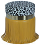 TOV Furniture Ajani Upholstered Ottoman in Lemon