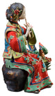 Chinese Porcelain Figurine, Shi Wan Lady with Flute