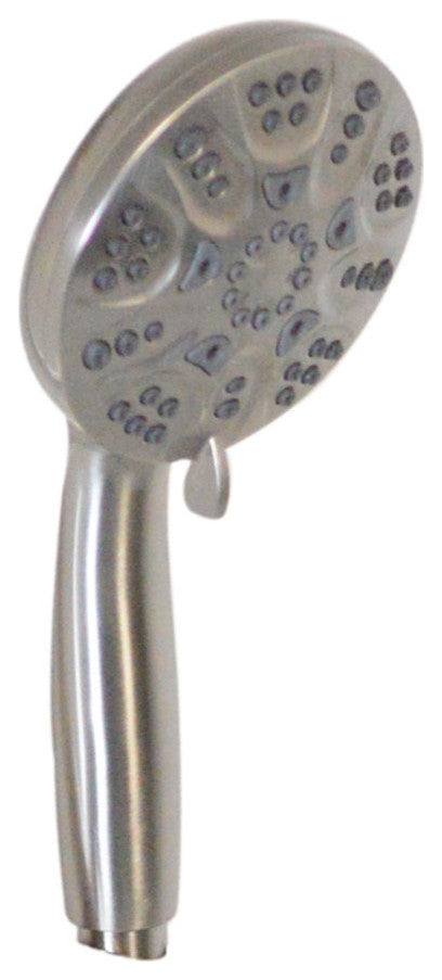 No-Drill Conversion Slide Bar Shower Head With Diverter, Satin Nickel