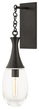 Southold 1-Light Wall Sconce Black Brass
