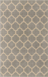 Rug Unique Loom Trellis Light Gray Rectangular 5' 0 x 8' 0