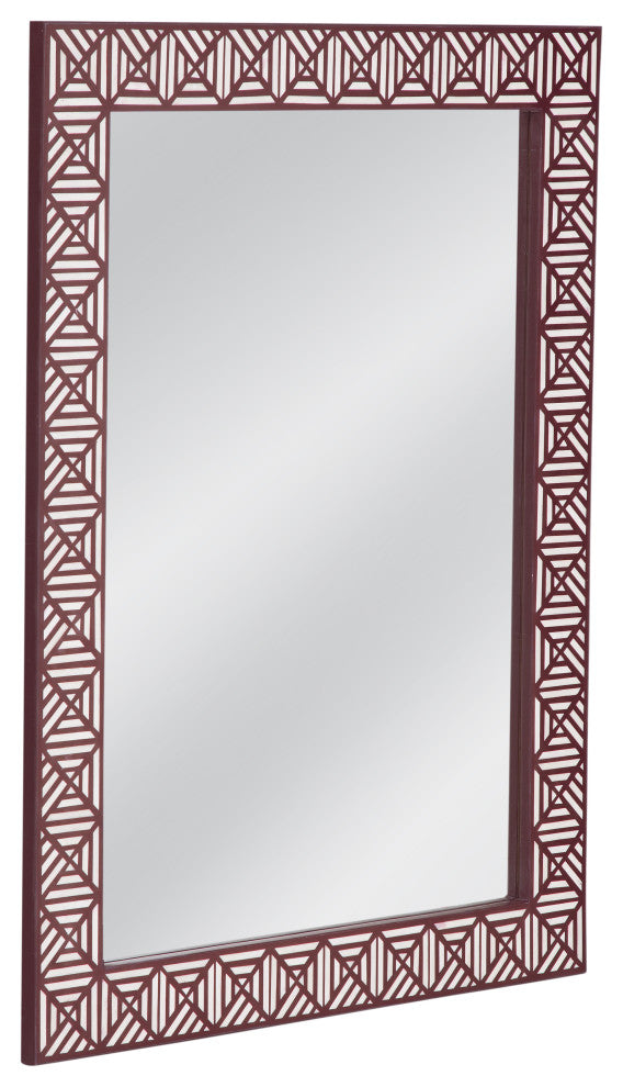 Rouge Wall Mirror - Red