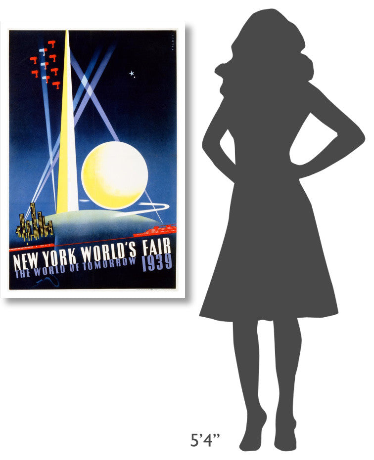 "New York World"™s Fair / World of Tomorrow" Print by Joseph Binder, 28"x42"