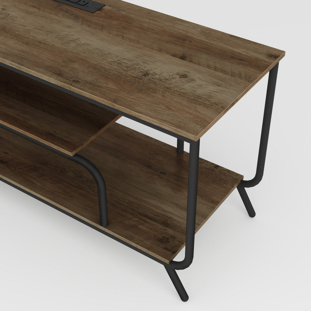 Gewnee Console Table for Living Room & Bedroom, Light Gray