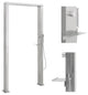 vidaXL Outdoor Shower Stainless Steel Double Jets