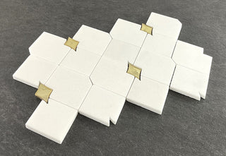 10-Pieces of Water Jet 3" x 3.5" Novelty Mosaic Wall & Floor Tile