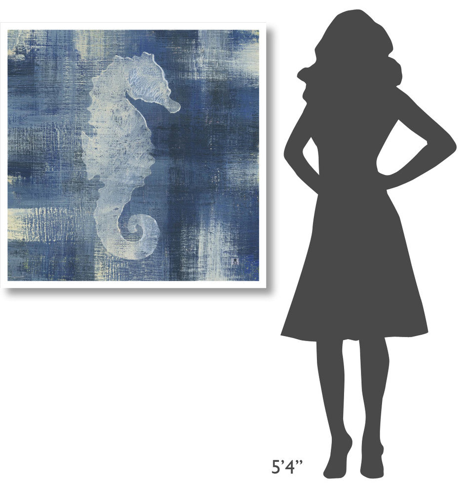 "Batik Seas I" Digital Paper Print by Studio Mousseau, 38"x38"
