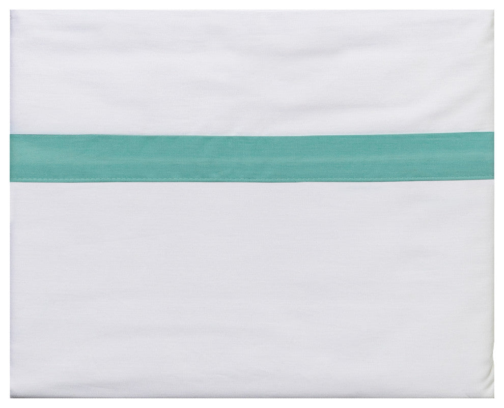 200 Thread Count Ribbon 100% Cotton 4-Piece Sheet set, Green, King