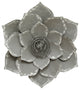 HomeRoots Well-Crafted Grey Lotus Wall Decor