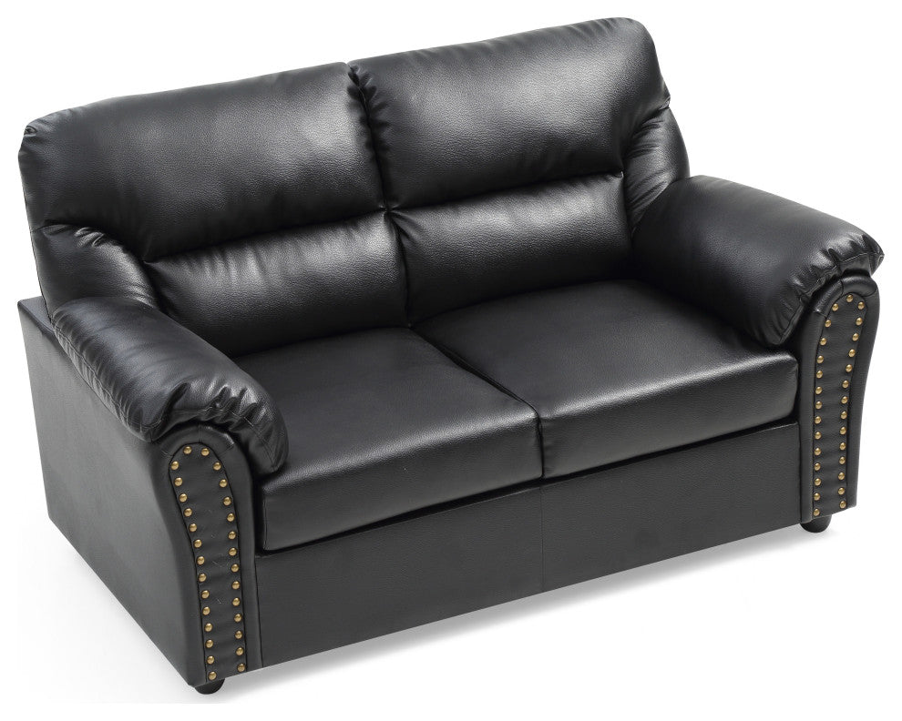 Haven Love Seat, Black
