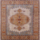 Ahgly Company Indoor Square Mid-Century Modern Area Rugs, 3' Square