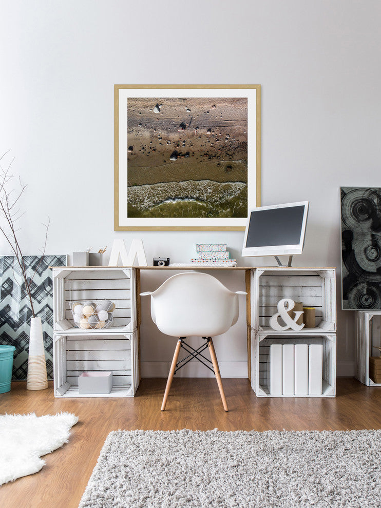 "The Tide" Framed Print by Karolis Janulis