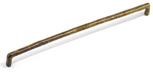 Pull 10.75" cc, Wrought Decorative Contemporary Bronze Cabinet Pull Handle