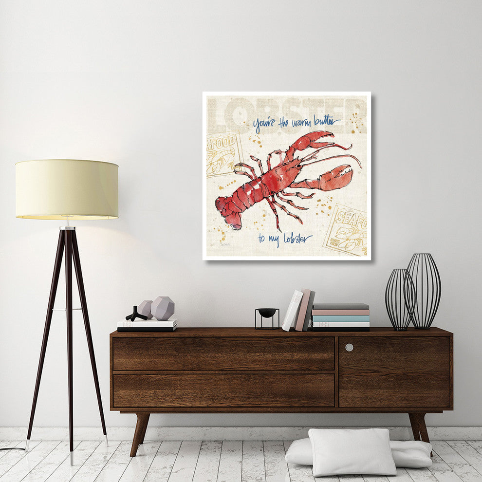 "Coastal Catch I" Digital Paper Print by Anne Tavoletti, 42"x42"