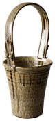 Consigned, Vintage Frank Polizzi Pottery Basket Vase