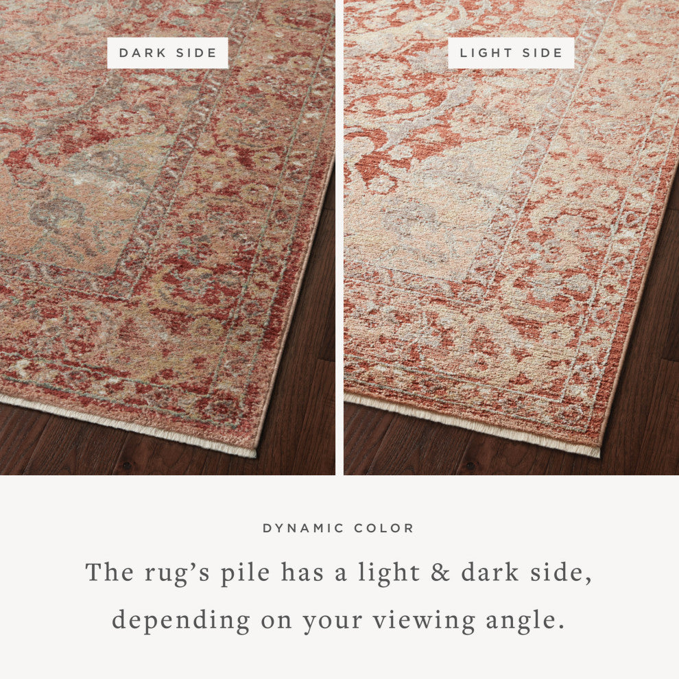 Loloi Sonnet Spice / Multi 18" x 18" Sample Rug