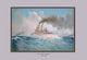 First-Class Battleship Iowa- Fine Art Giclee Print 24" x 36"