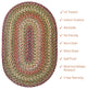 Homespice Decor Rainforest Indoor/Outdoor Braided Rug 20"x30" Oval