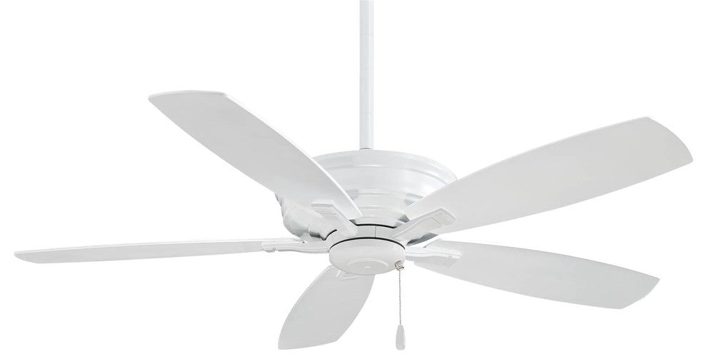 Ceiling Fan, White With Not Applicable Glass