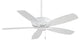 Ceiling Fan, White With Not Applicable Glass