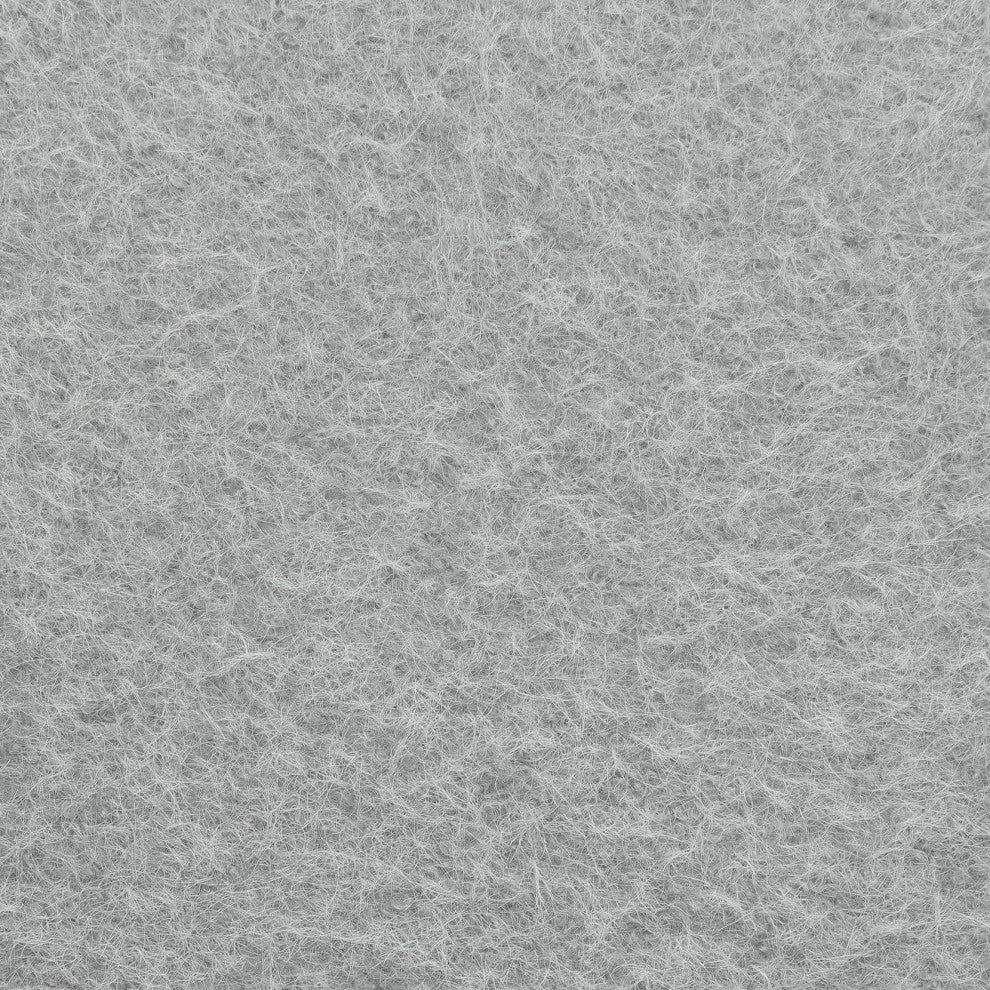 Jaine Large Ottoman, Gray Loose Mohair