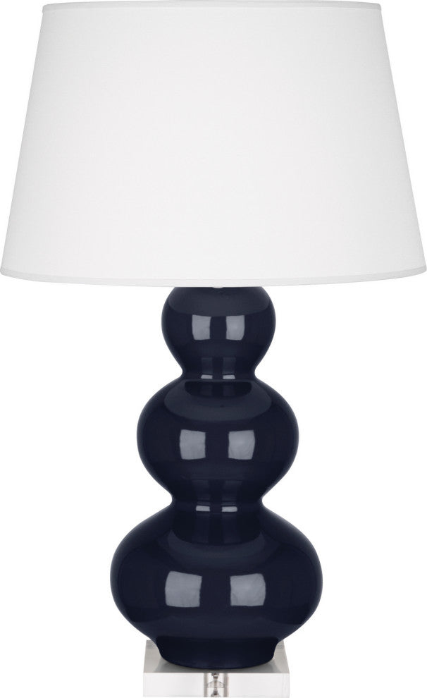 Robert Abbey RA-MB43X 1-Light Table Lamp, Triple Gourd