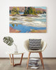 "Little Running River" Museum Mounted Canvas Print, 28"x22"