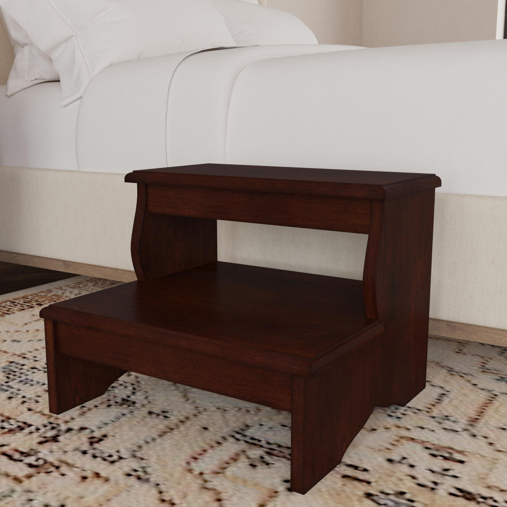 Butler Melrose Praline Step Stool, Dark Brown