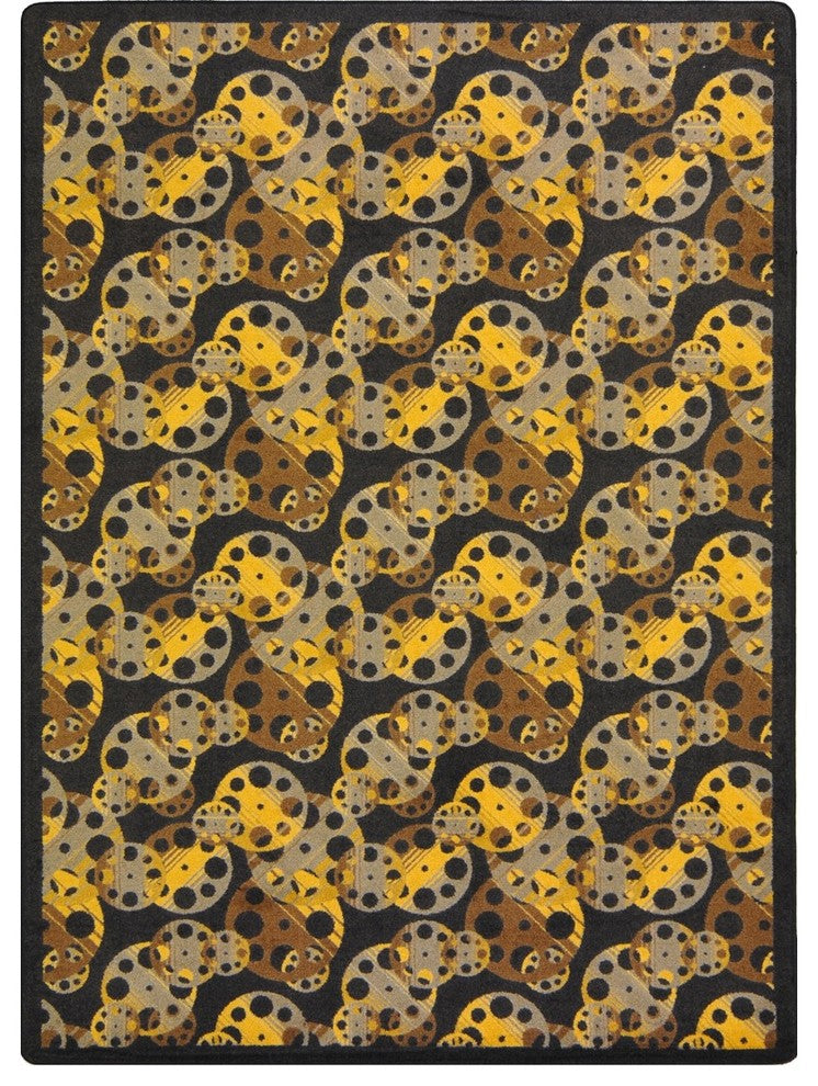 Any Day Matinee Rug, Reeling, Brown, 7'8"x10'9"