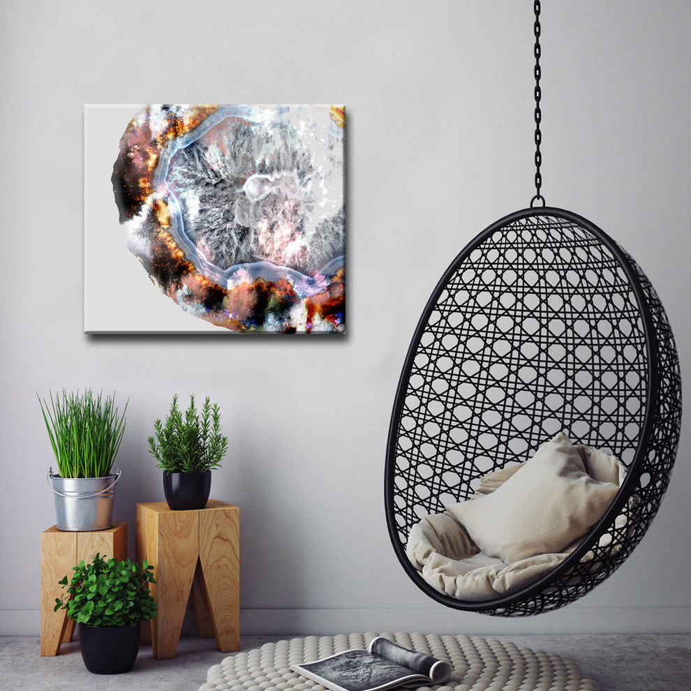 Agate Core II Gallery Wrapped Canvas Art, 16"