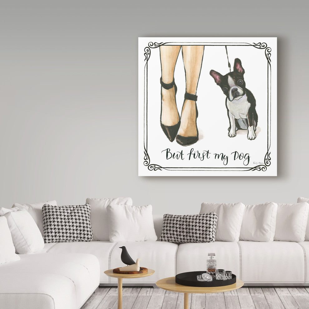 Emily Adams 'Furry Fashion Friends Puppy' Canvas Art