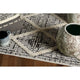 KAS Willow 1101 Charcoal Diamonds Area Rug, 5'3"x7'7"