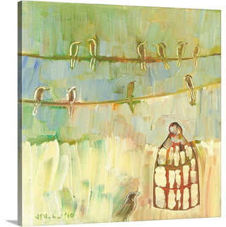 Uncaged Wrapped Canvas Art Print, 12"x12"x1.5"