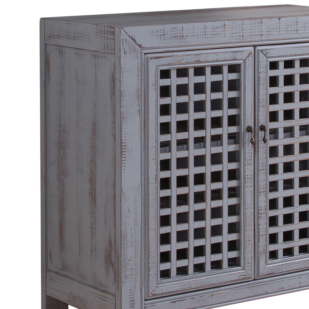 Close-up of lattice front on white background