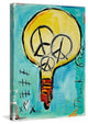 "Light Bulb" Painting Print on Canvas by Tori Campisi