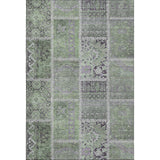 Premium Machine Washable Mayfield AMF635 Green 8' x 10' Rug