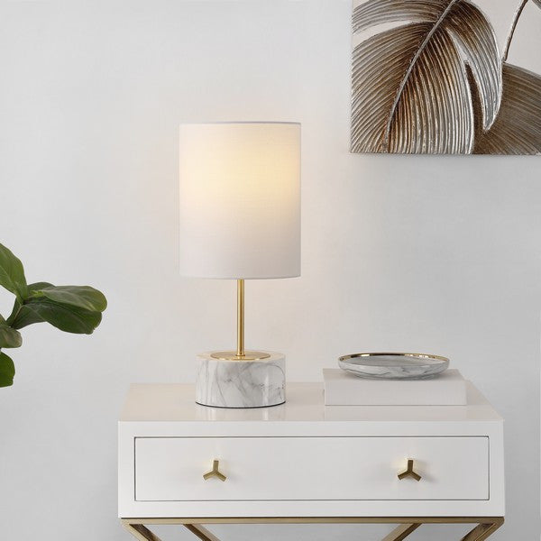 Safavieh Kamilah Iron Table Lamp, White