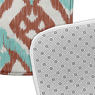 34" x 21" Hipster Bathmat, Light Blue